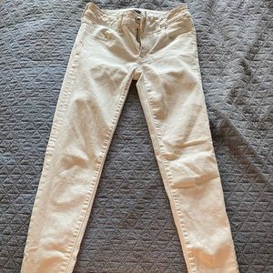 American Eagle White Jeggings